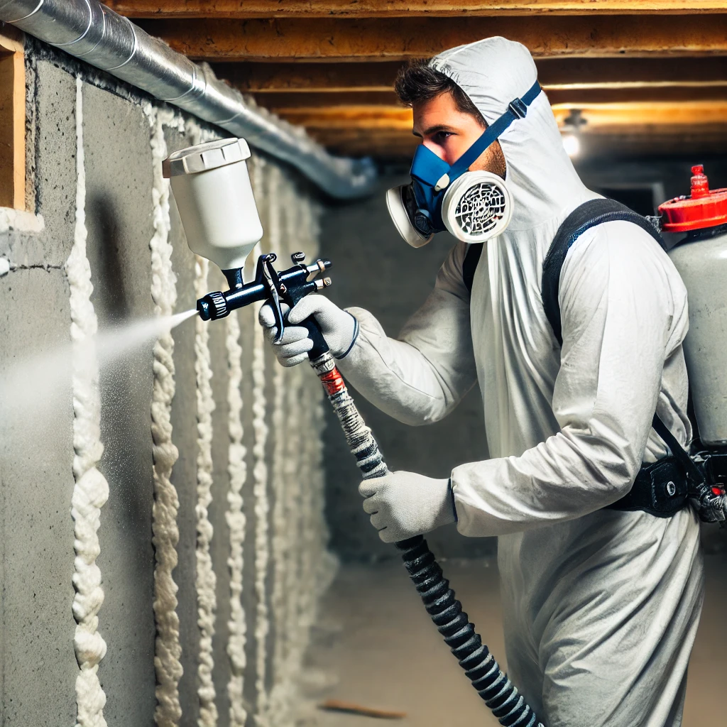 Expert Blown-In Insulation Installation Services in Ottawa Professional blown-in insulation installation in an Ottawa home.